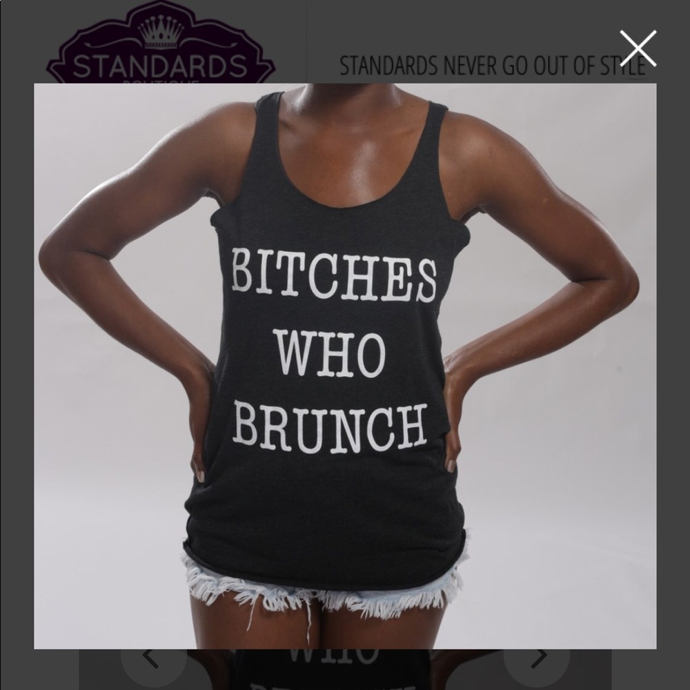 BITCHES WHO BRUNCH - RACERBACK Tank